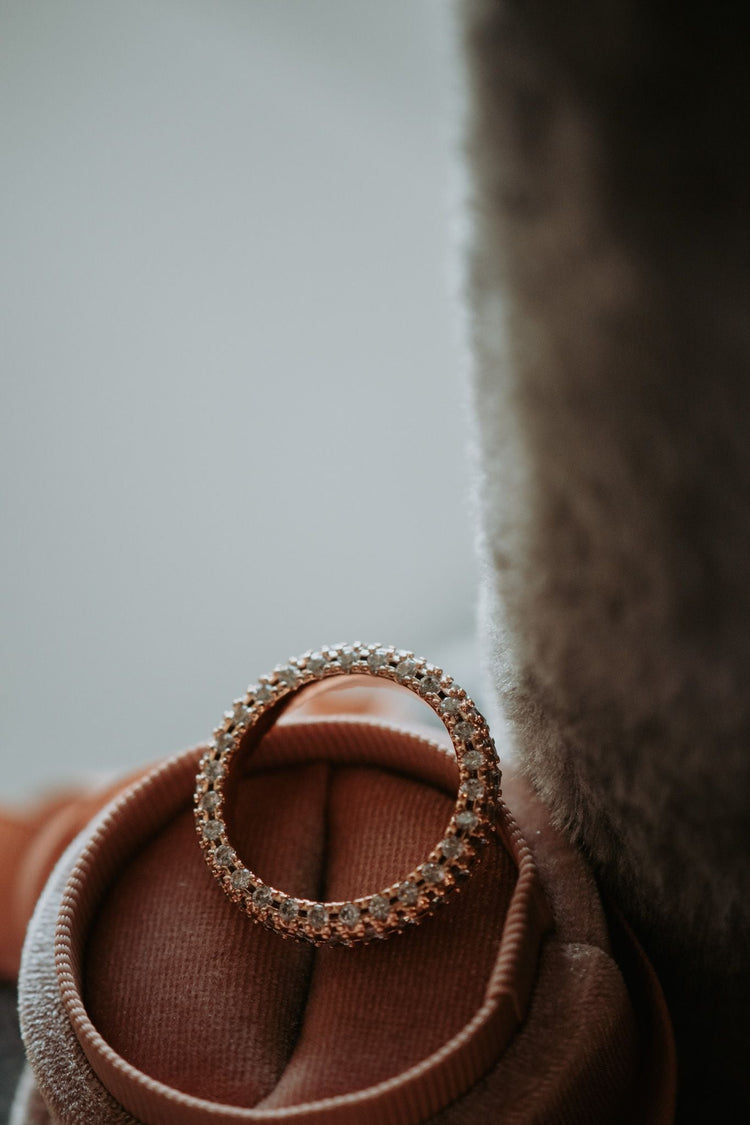 Endless Love Rose Gold Ring Band