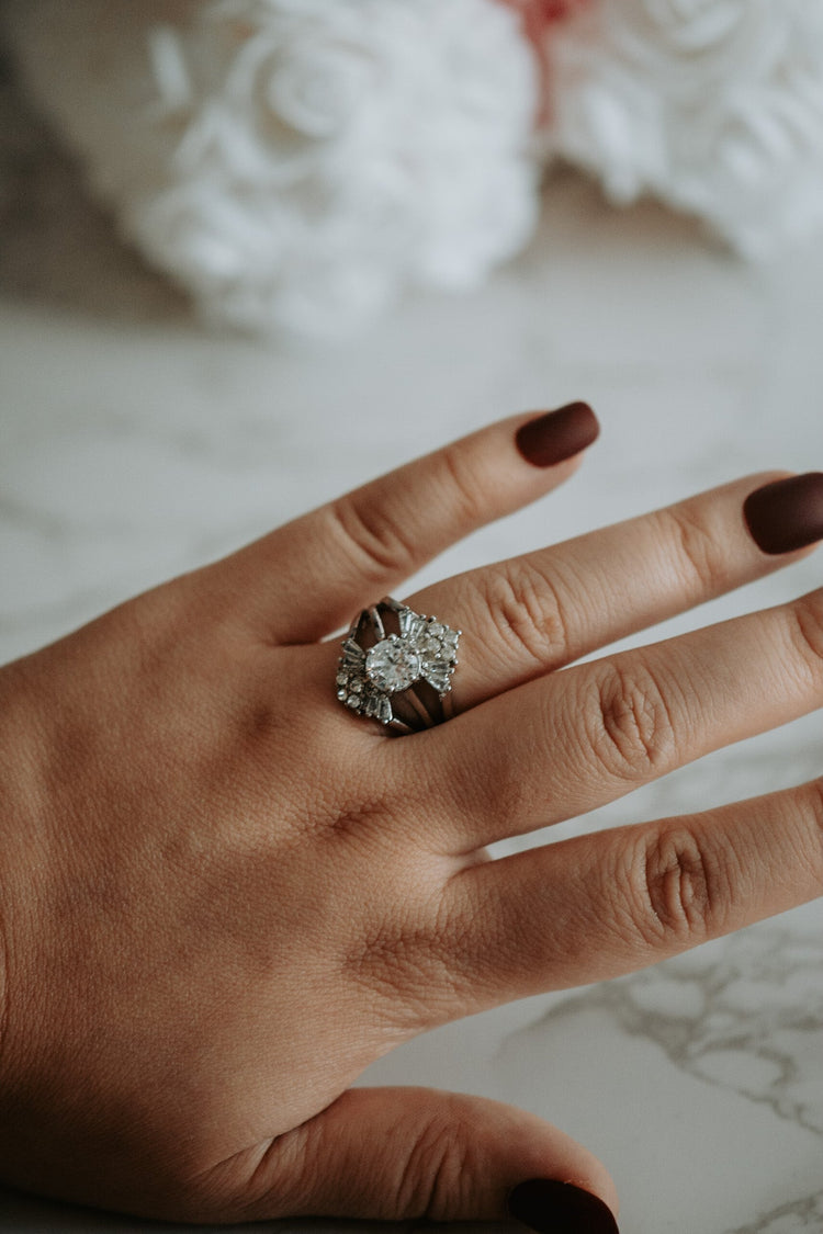 Jensen Cubic Zirconia Sterling Silver Ring