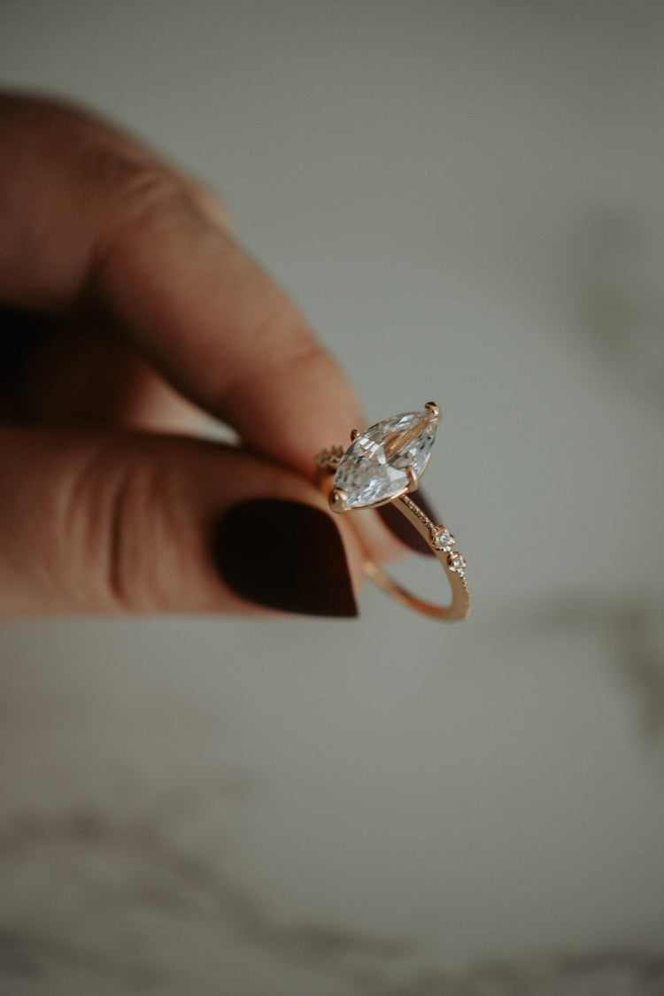 Harmony Marquise Dainty Ring