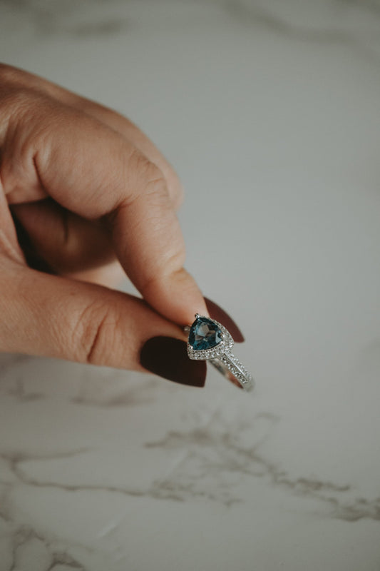 Kelli Tourmaline Gem Sterling Silver Ring