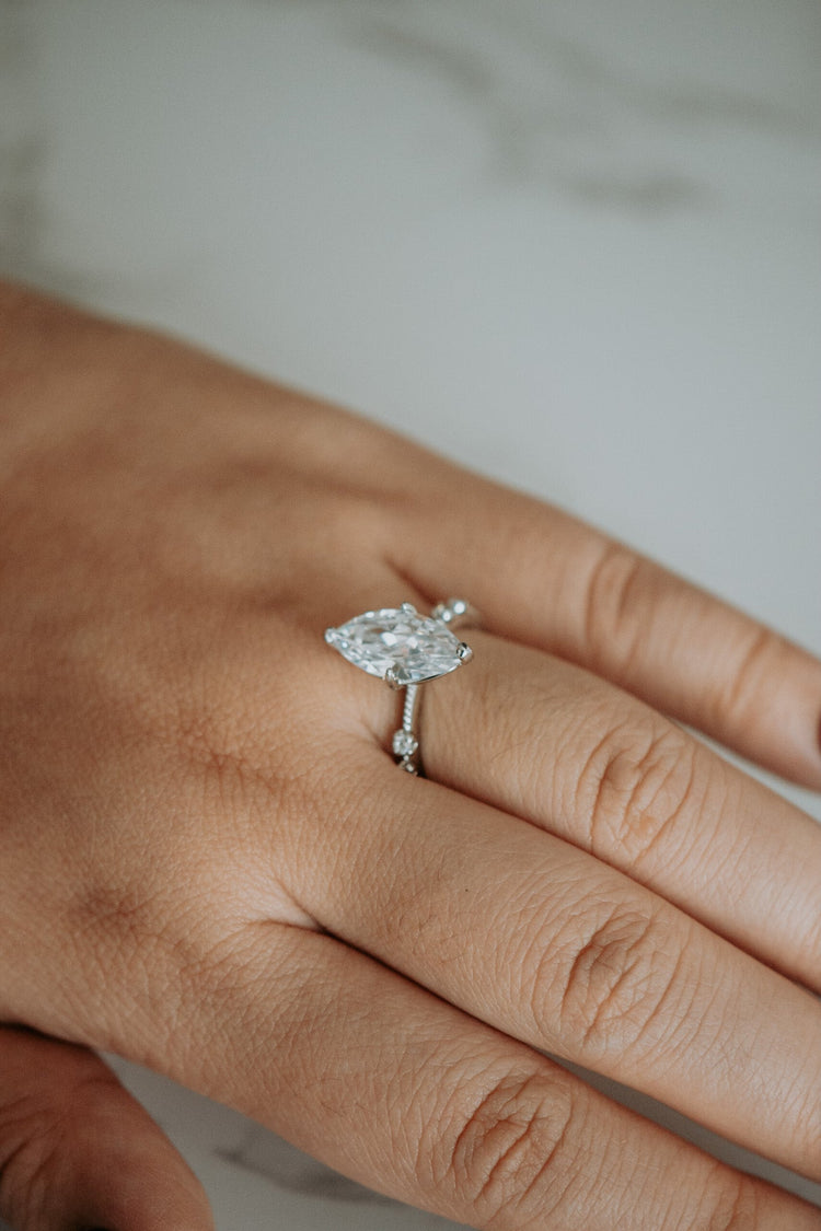 Harmony Marquise Dainty Ring