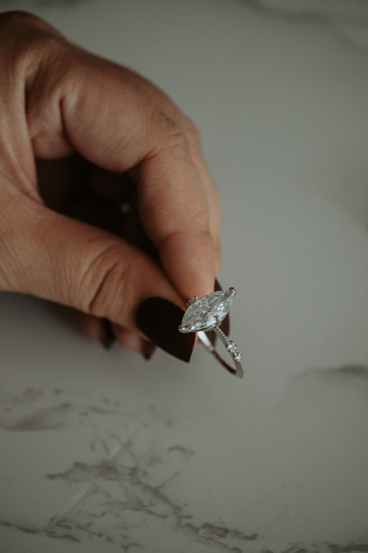 Harmony Marquise Dainty Ring