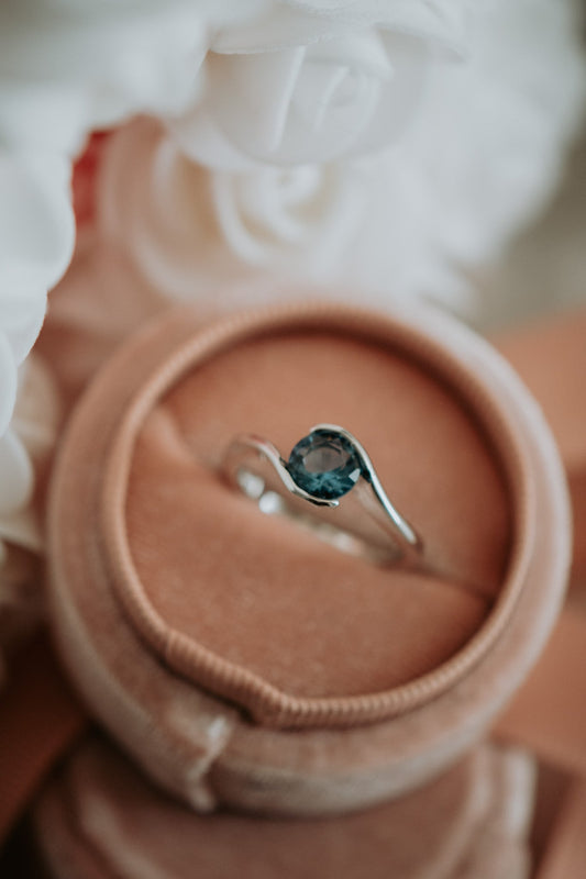 Jayla Tourmaline Gem Sterling Silver Ring