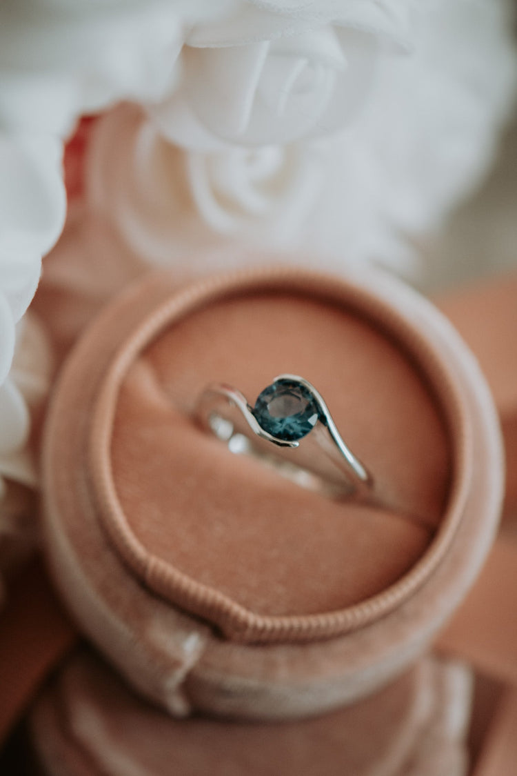 Jayla Tourmaline Gem Sterling Silver Ring