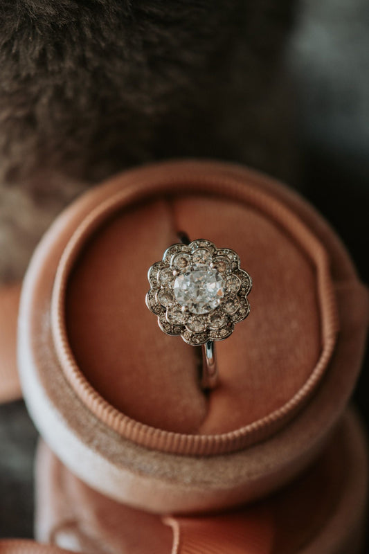 Adore You Round Cut Cubic Zirconia Sterling Silver Ring