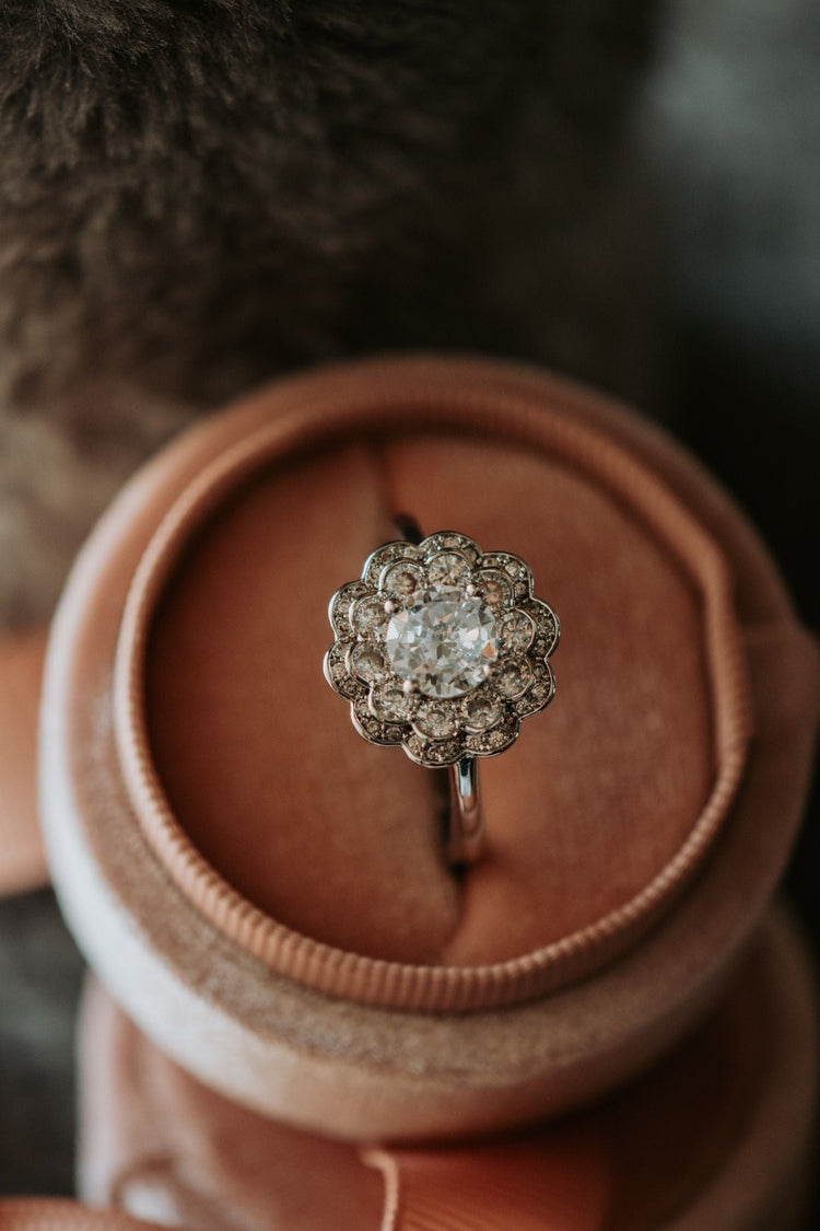 Adore You Round Cut Cubic Zirconia Sterling Silver Ring
