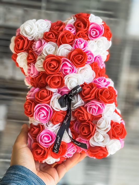 Red & Pink Rose Bears - Perfect for Valentine's Day Gifting
