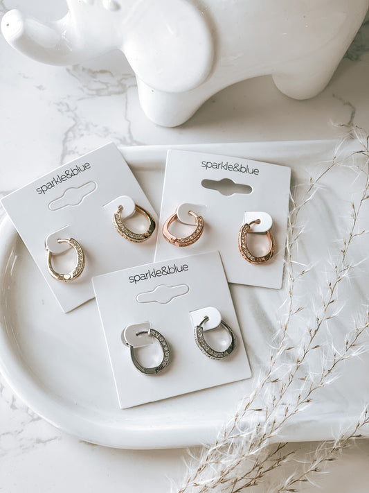 Audrey Mini Round Earrings