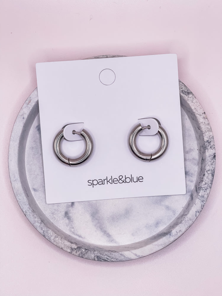 Cathlin Huggie Hoop Earrings