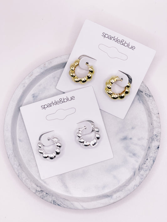 Xandra Huggie Earrings