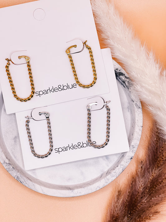 Odelle Twist Drop Earrings