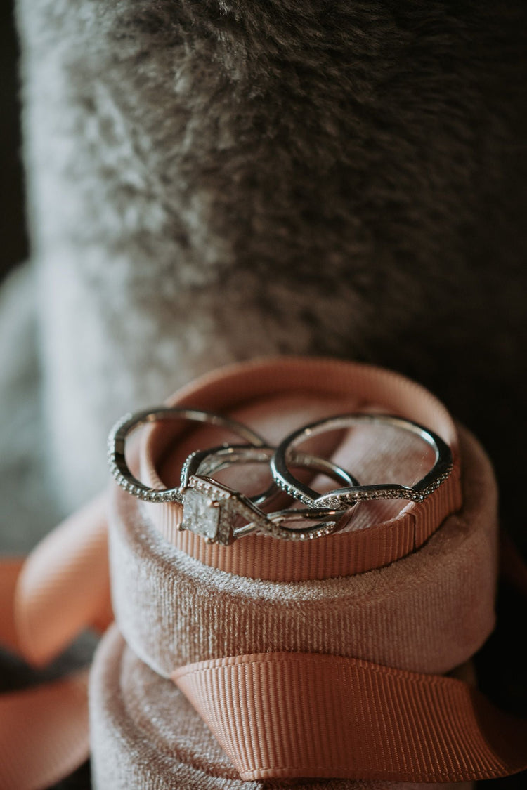 Hello Love 3PC Sterling Silver Ring Set