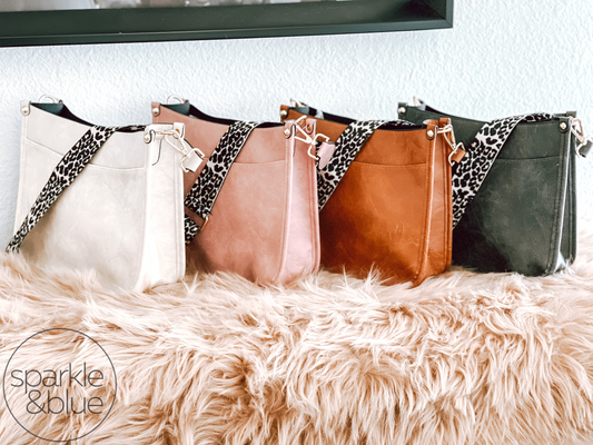 Leia - PU Vegan Leather Sling Crossbody Purse