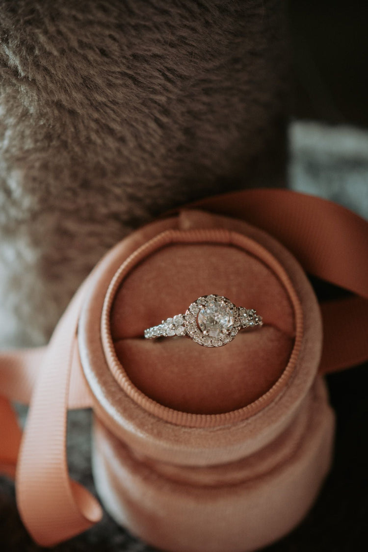 Finally Found You Round Cut Cubic Zirconia Sterling Silver Ring