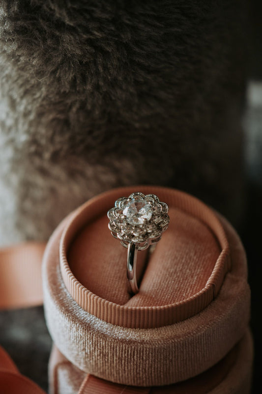 Adore You Round Cut Cubic Zirconia Sterling Silver Ring