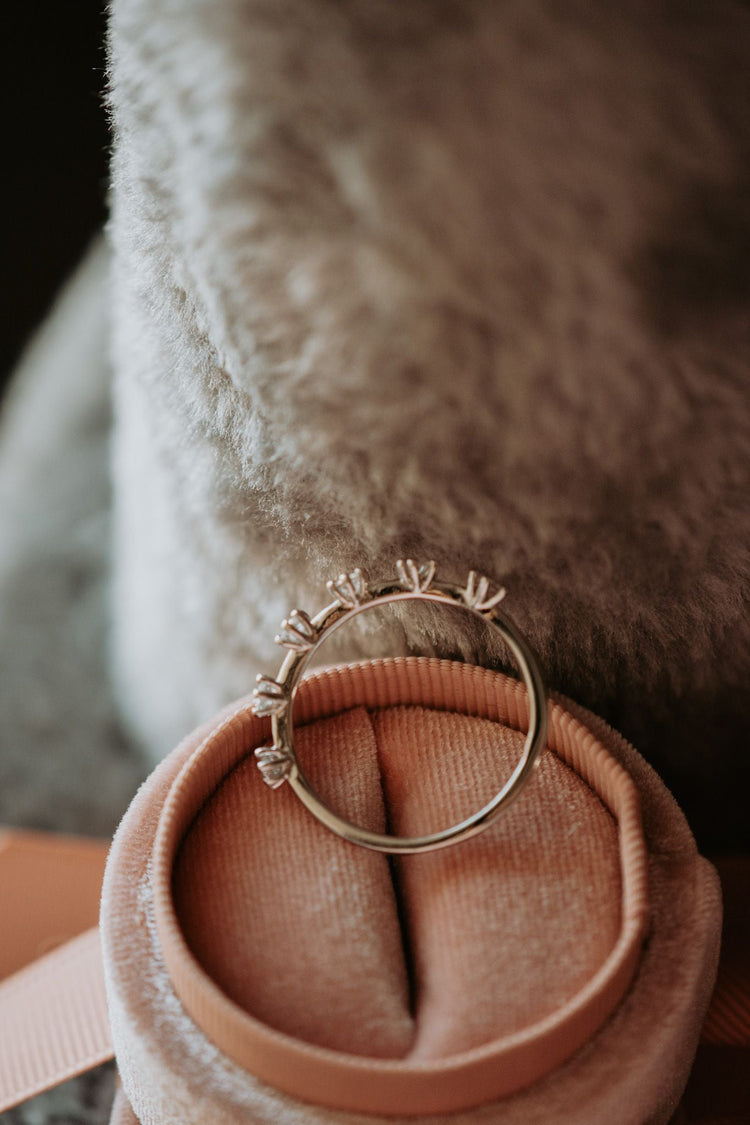 Before I Fall Mini Cubic Zirconia Sterling Silver Ring