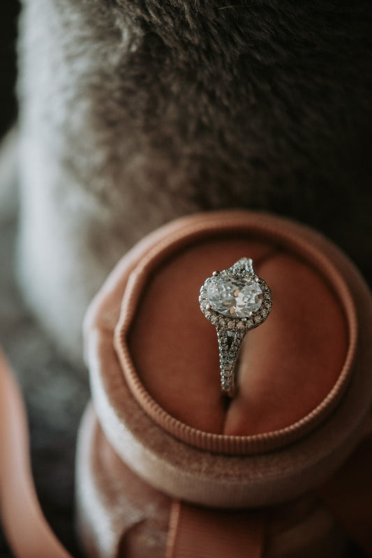 Love Me Tender Oval Cut Sterling Silver Ring