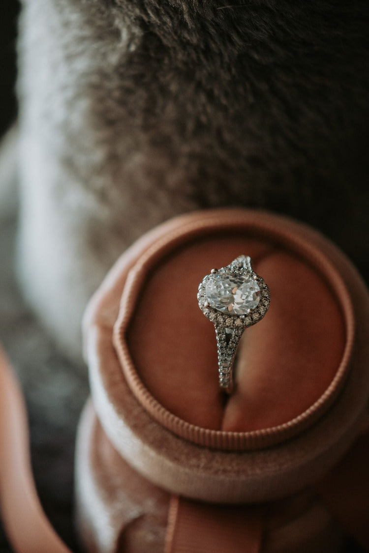 Love Me Tender Oval Cut Sterling Silver Ring