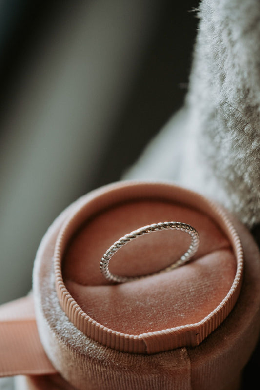 Favorite Thing Twist Sterling Silver Ring Rhodium Plating