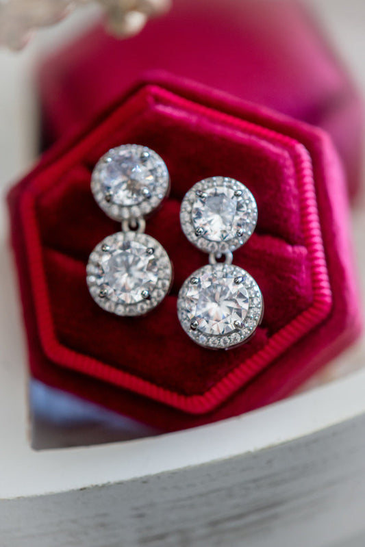Montana Round Cubic Zirconia Post Earrings