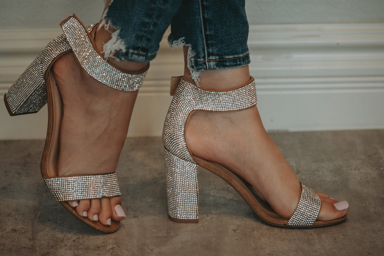 Flynn Rhinestones High Heels