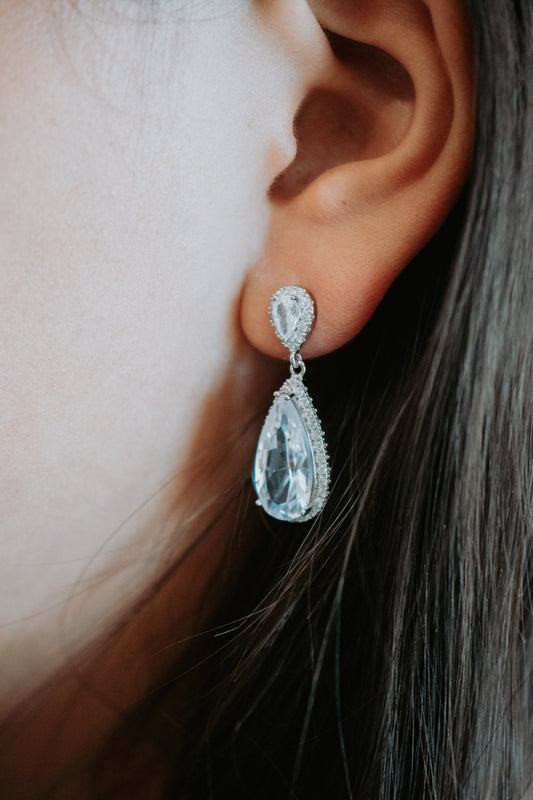 Tully Pear Shaped Drop Earrings