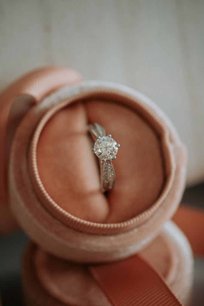 Maisie 1CT Moissanite Ring on Sterling Silver