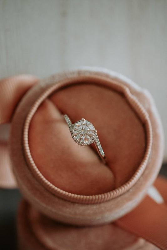 Archer 1CT Moissanite Ring on Sterling Silver
