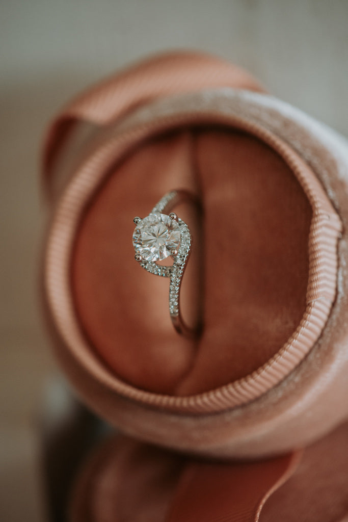 Archer 1CT Moissanite Ring on Sterling Silver
