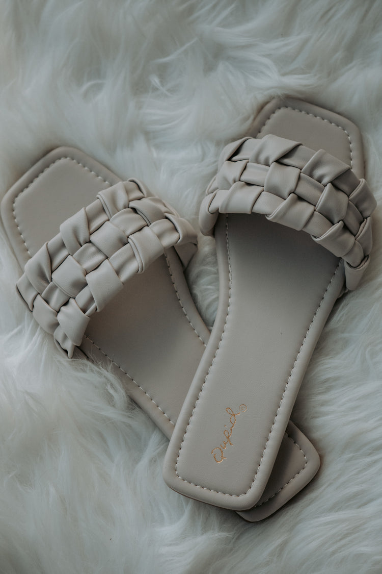 Lizzie One Band Braided Slides