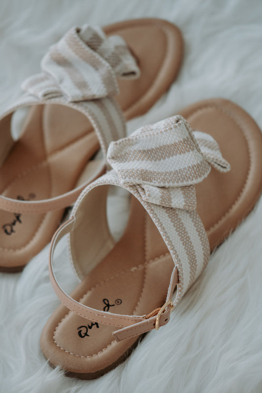 Lorraine Bow Thong Sling Back Sandal