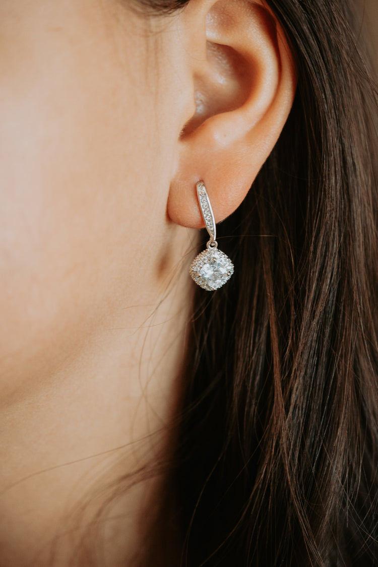 Marlow Rhombus Drop Hook Earring