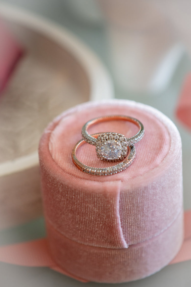 Elise 2PC Set Sterling Silver Ring