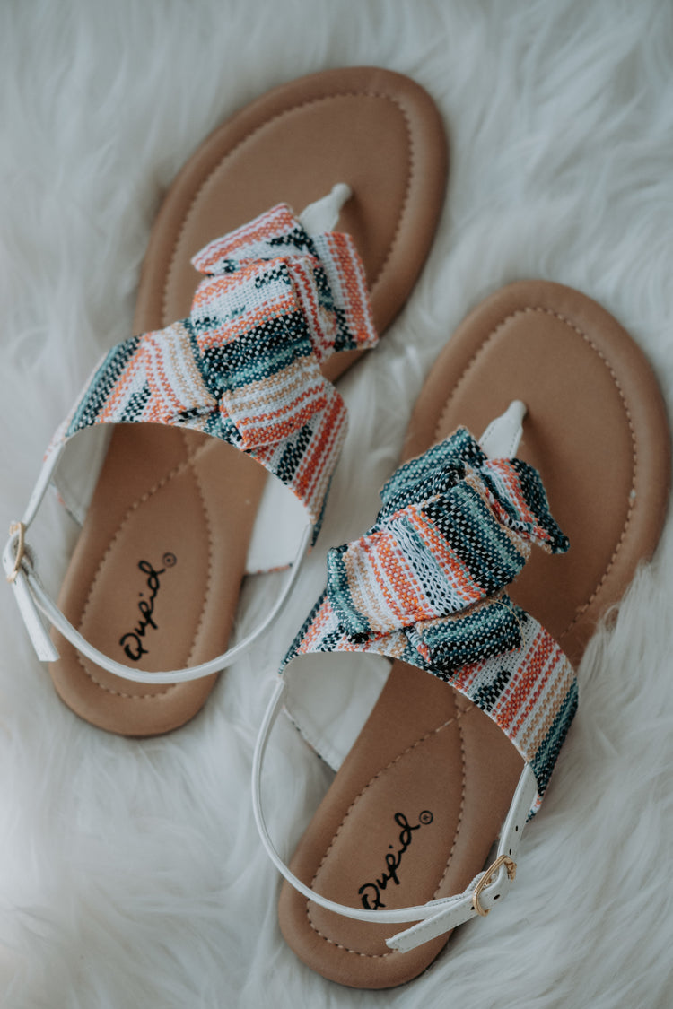 Lorraine Bow Thong Sling Back Sandal