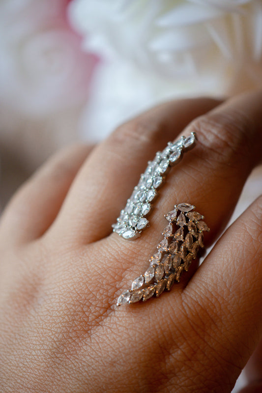 Angel Sterling Silver Open Ring