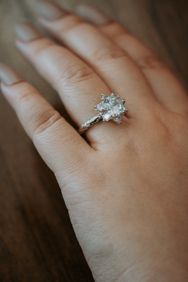 Love on Top Twisted Silver Ring
