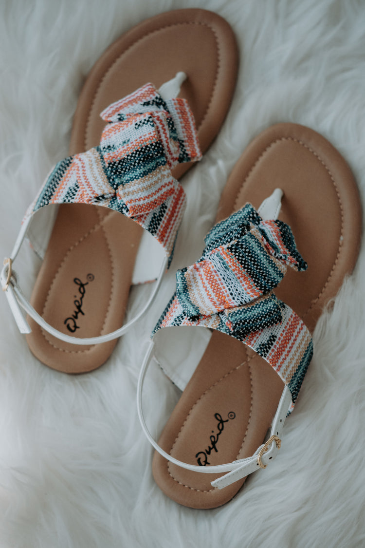 Lorraine Bow Thong Sling Back Sandal