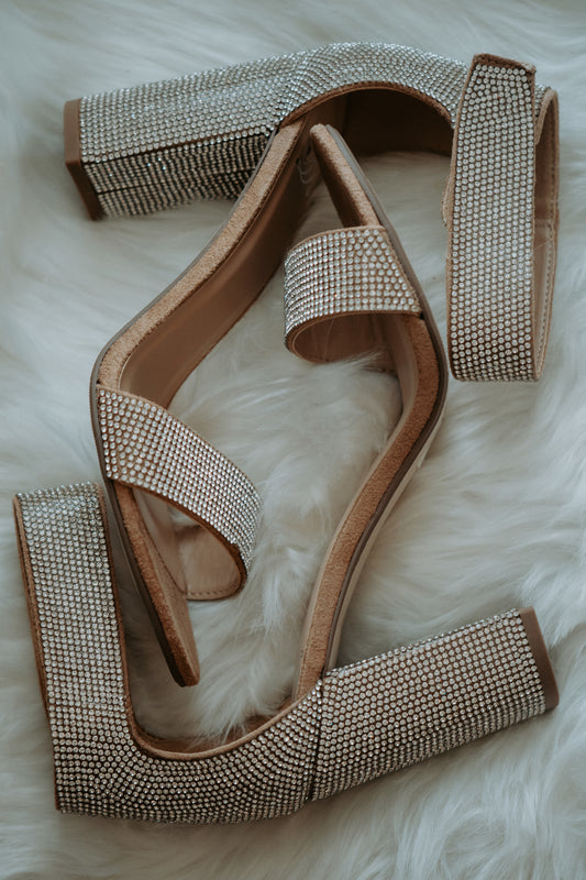 Flynn Rhinestones High Heels