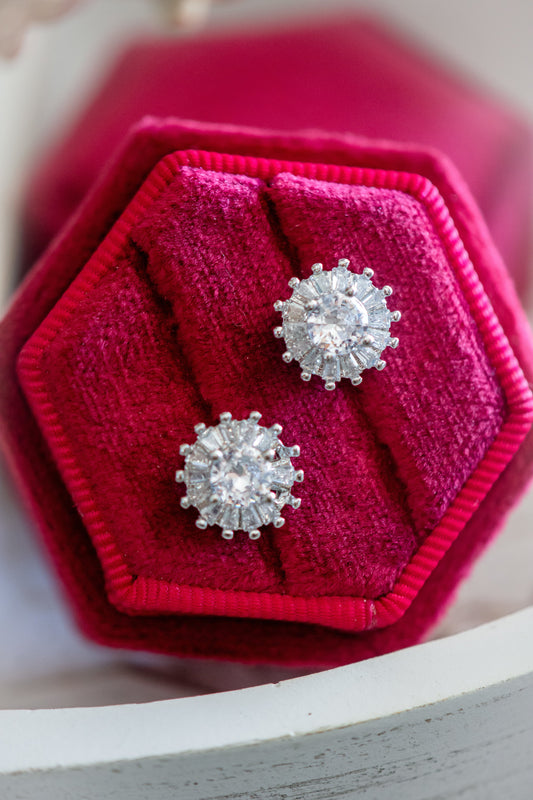 Sunnie Floral Dainty Stud Earrings