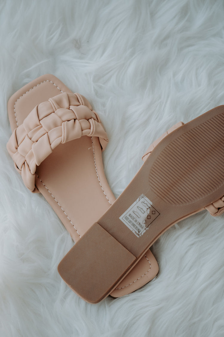 Lizzie One Band Braided Slides