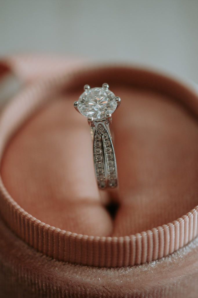 Maisie 1CT Moissanite Ring on Sterling Silver