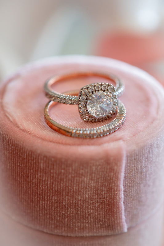 Elise 2PC Set Sterling Silver Ring