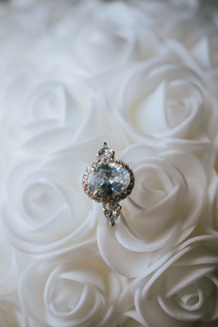 Aubrey Oval Cut Silver Ring