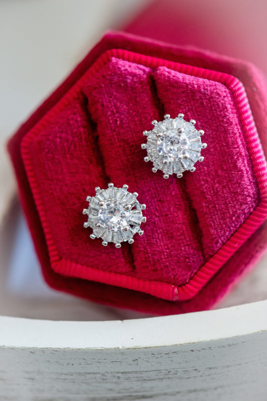 Sunnie Floral Dainty Stud Earrings