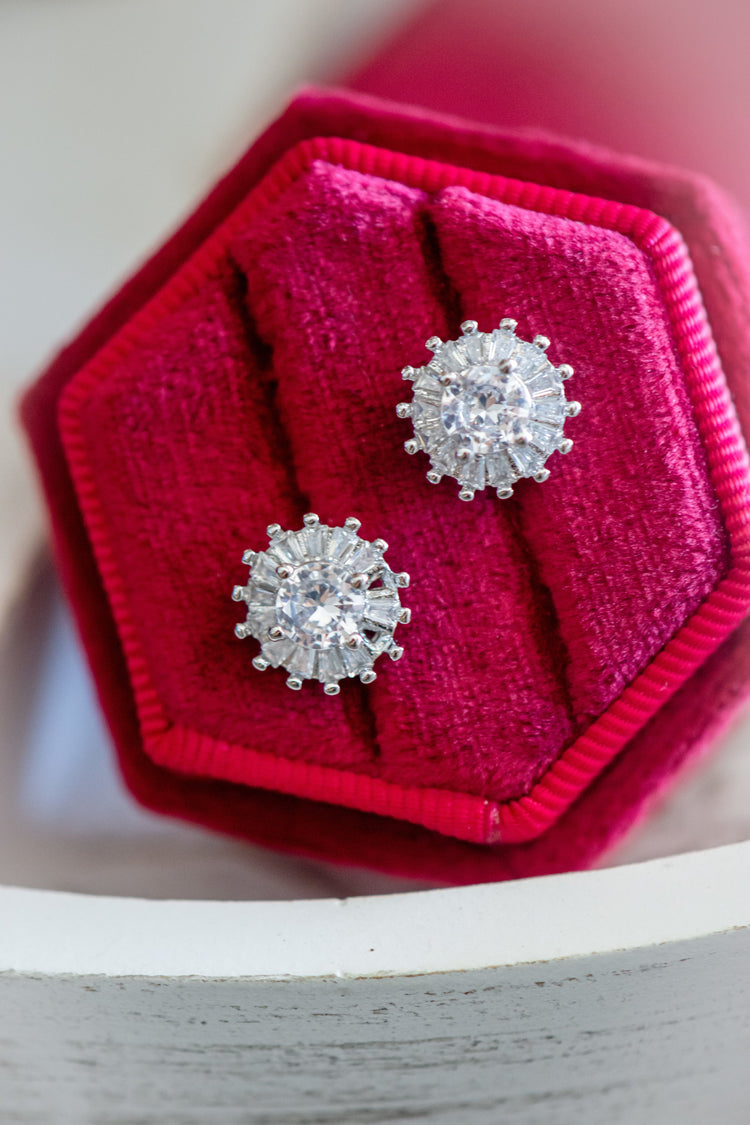 Sunnie Floral Dainty Stud Earrings