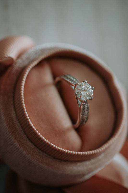 Maisie 1CT Moissanite Ring on Sterling Silver