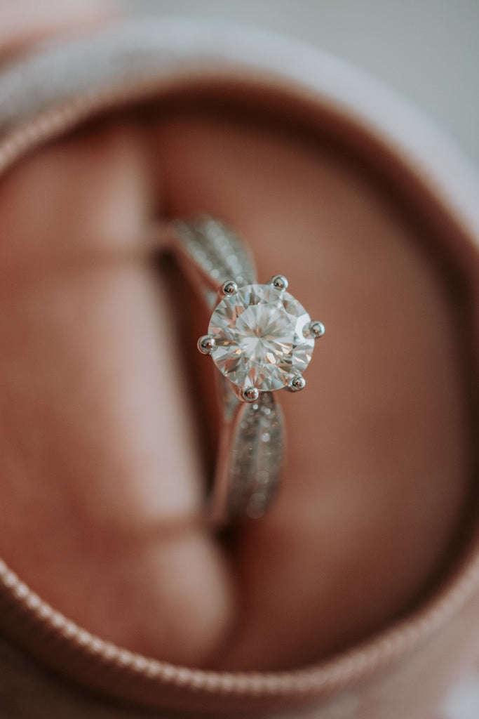 Maisie 1CT Moissanite Ring on Sterling Silver