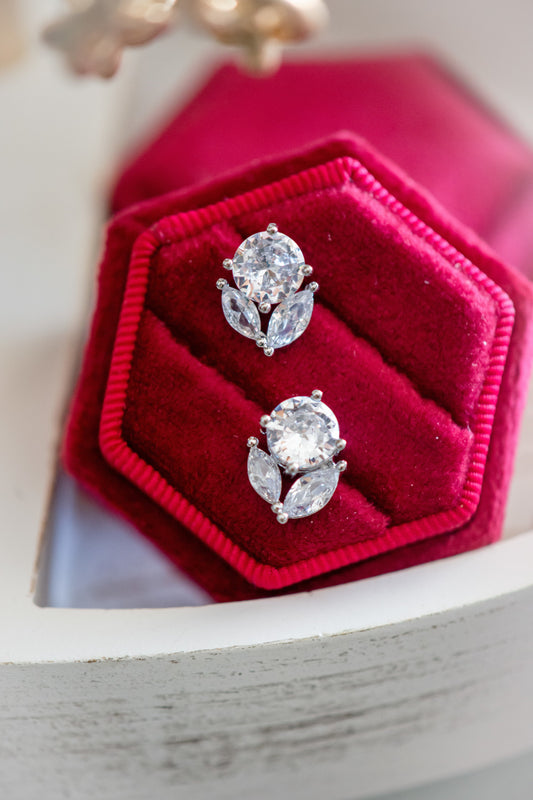 Tulip Sterling Silver Stud Dainty Earring