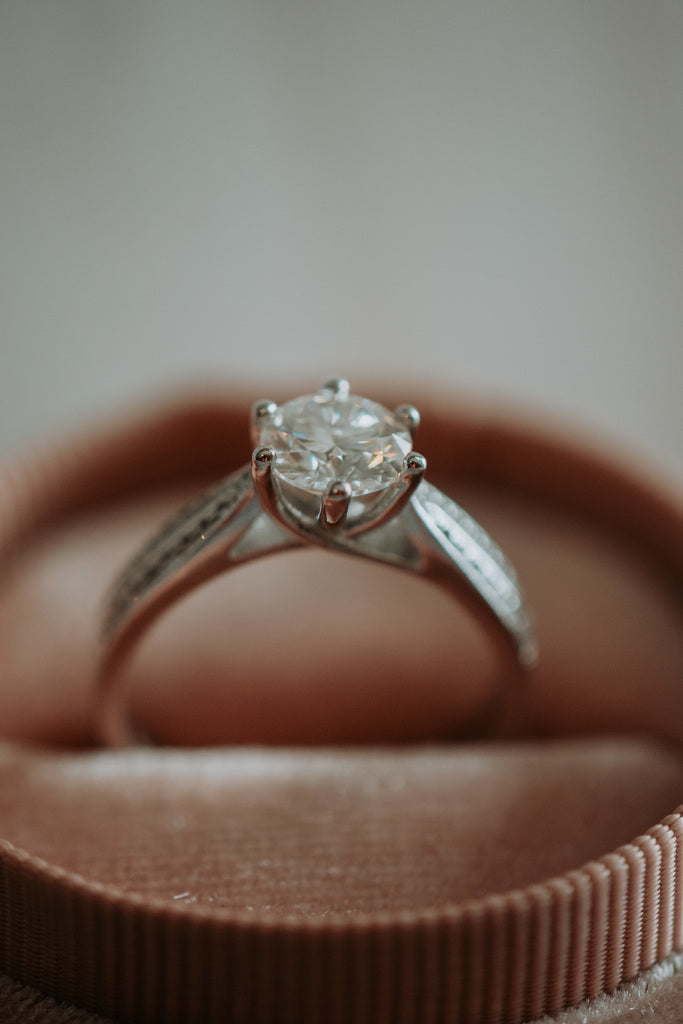 Maisie 1CT Moissanite Ring on Sterling Silver