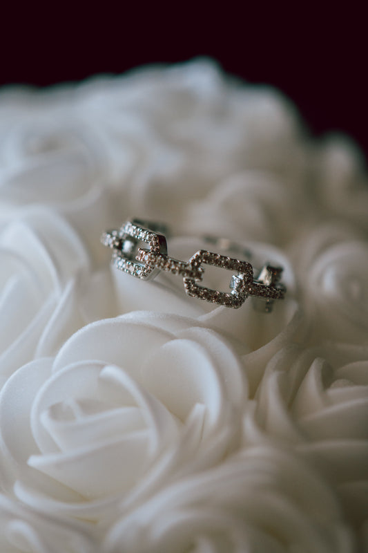 Lyka Links Sterling Silver Ring
